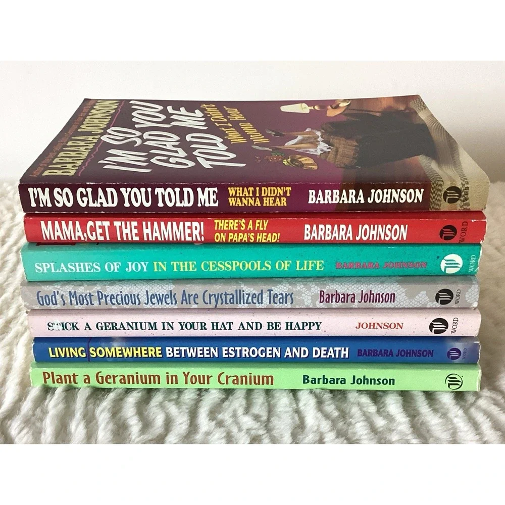Christian Women Humor Lot Of 7 Books WellBeing Devotionals Fun Barbara Johnson